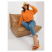 ORANŽOVÁ DÁMSKA OVERSIZE KOŠEĽA TW-KS-BI-26698.50-ORANGE