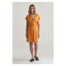 ŠATY GANT LINEN BLEND DRESS MEDAL YELLOW