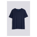 TRIČKO GANT DRAPE SS T-SHIRT EVENING BLUE