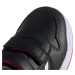 Detská tenisová obuv Tensaur čierno-ružová
