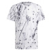 adidas RUN IT BRAND LOVE T-SHIRT Pánske bežecké tričko, biela, veľkosť