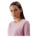 Dámska mikina 4F SWEATSHIRT-4FWSS24TSWSF0954-56S-LIGHT PINK