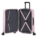 American Tourister Skořepinový cestovní kufr Novastream M EXP 64/73 l - růžová