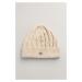 ČAPICA GANT SHIELD COTTON CABLE BEANIE LIGHT BEIGE MELANGE