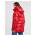 Červená dámska zimná prešívaná bunda SAM 73 Jules