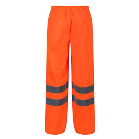 Regatta Pánske pracovné nohavice - reflexné TRW498 Orange