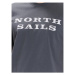 North Sails Tričko Graphic 692838 Sivá Regular Fit