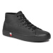 Tommy Hilfiger Sneakersy Hi Vulc Leather Detail FM0FM05045 Čierna