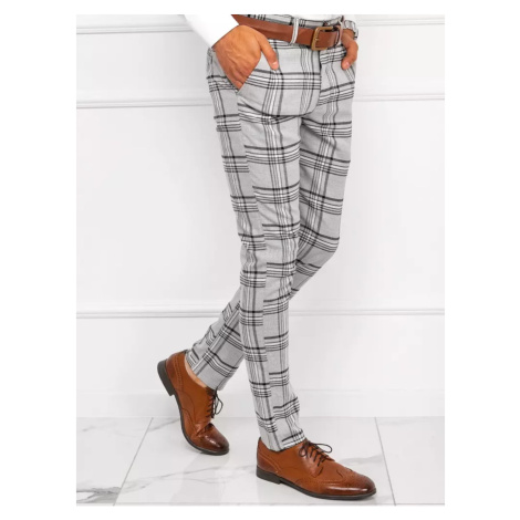 Light gray men's trousers Dstreet UX3755z