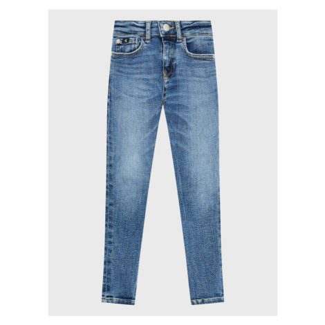 Calvin Klein Jeans Džínsy IB0IB01551 Modrá Skinny Fit