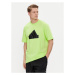Adidas Tričko IN1627 Zelená Loose Fit