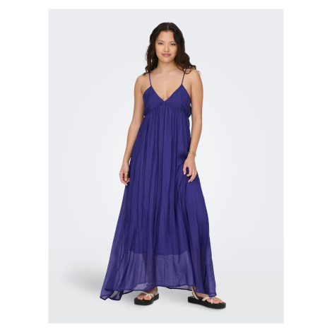 Blue Women's Satin Maxi-dresses ONLY Phoenix - Women