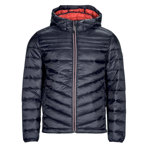 Jack & Jones  JJEFLY PUFFER HOOD  Bundy Námornícka modrá