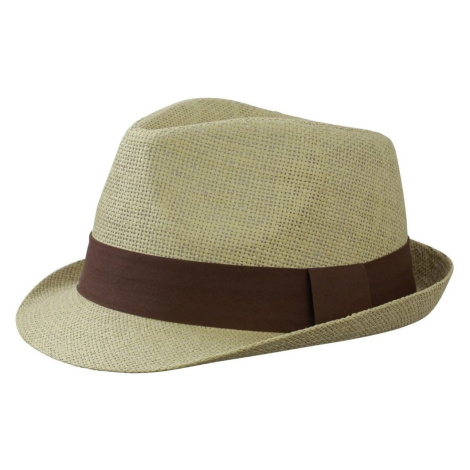 Myrtle Beach Letný klobúk MB6564 - Piesková / hnedá