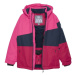 Dievčenská lyžiarska bunda COLOR KIDS Ski Jacket - Colorblock, fuchsia purple