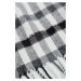 ŠÁL GANT CHECK SCARF EBONY BLACK