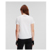 Tričko Karl Lagerfeld Boucle Profile T-Shirt White