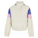 Girls' Light 3-Tone Tug of Choice Jacket White Sand/Purpleday/Girlypink