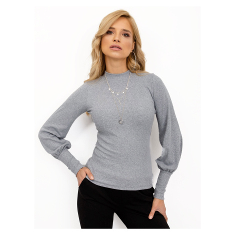 Grey cotton blouse from RUE PARIS