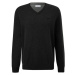 s.Oliver RL KNITTED PULLOVER V-NECK NOOS Pánsky sveter, čierna, veľkosť