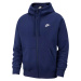 Tmavomodrá pánska mikina Nike Sportswear Club Fleece Hoodie BV2645-410