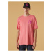 Ružové pánske oversize tričko New Era