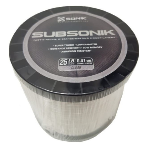 Sonik vlasec subsonik clear 3000 m - 0,28 mm 5,44 kg