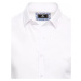 Biela elegantná jednofarebná pánska košeľa DX2480