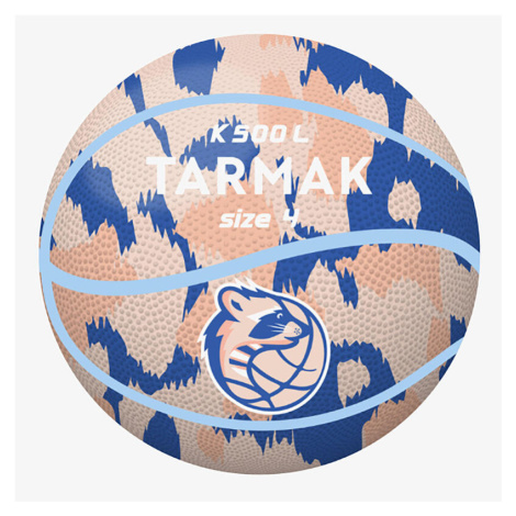 Detská basketbalová lopta K500 veľkosť 4 ružovo-modrá TARMAK