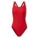 ADIDAS PERFORMANCE Športové jednodielne plavky  biela / červená