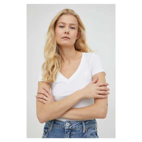 Tričko G-Star dámsky, biela farba, G-Star Raw