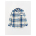 LC Waikiki Plaid Long Sleeve Boy's Shirt