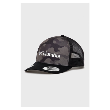 Šiltovka Columbia Punchbowl čierna farba, vzorovaná
