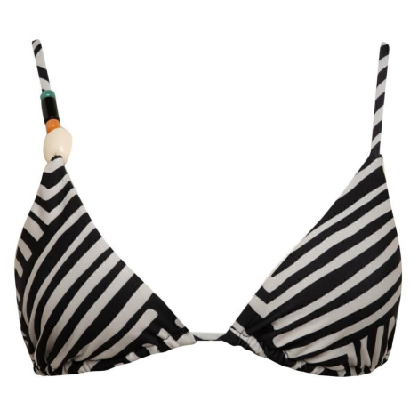 DEFACTO Fall In Love Regular Fit Striped Triangle Bikini Top