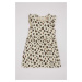 DEFACTO Baby Girl Patterned Sleeveless Dress