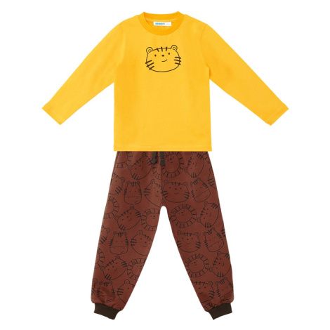 Denokids Cute Cat Baby Boy T-shirt Trousers Set