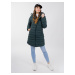 Women's quilted jacket GLANO - green