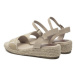 Tommy Hilfiger Espadrilky Rope Wedge Sandal T3A7-33287-0890 S Béžová