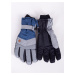 Yoclub Pánske zimné lyžiarske rukavice REN-0280F-A150 Multicolour