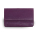 Fialová dámská kožená mini peněženka 511-4392A-76