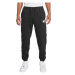 Pánske tepláky NIKE M NK CLUB FT CUFF PANT BOLT-010 BLACK WHITE