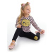 Denokids Silvery Leopard Girl's Tunic Tights Set