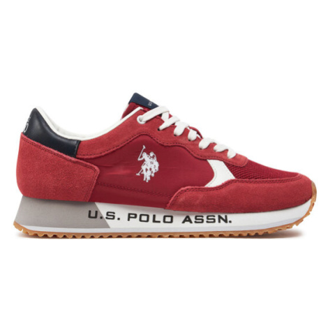 U.S. Polo Assn. Sneakersy CleeF006 CLEEF006/4TS1 Červená