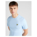 Lyle & Scott Tričko  svetlomodrá / žltá / čierna