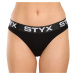 Dámske nohavičky Styx športová guma čierne (IK960)