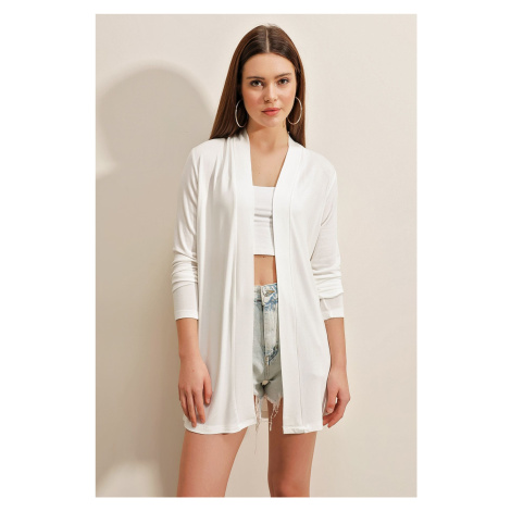 Bigdart 5887 Fine Cardigan - White