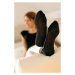 Protišmykové ponožky na jogu SISSEL® Yoga Socks Farba: čierna