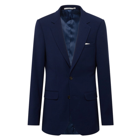 BURTON MENSWEAR LONDON Biznis sako 'Super Skinny Blue Texture Jacket'  námornícka modrá