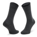 Tom Tailor Súprava 2 párov vysokých pánskych ponožiek 9002 Sivá