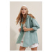 Bigdart 3900 Oversize Long Basic Shirt - Aqua Green